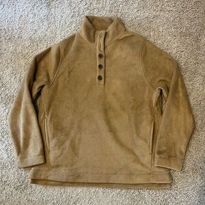 J. Crew Fleece Tan Pullover